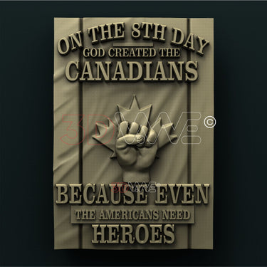 CANADIAN HERO 3D STL 3DWave